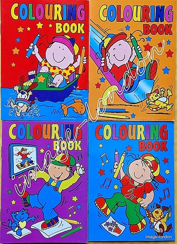 Mini colouring books for - a6,
