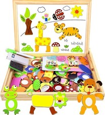 Wooden Magnetic Board Puzzle